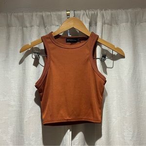 Pretty Little Thing Burnt Orange Tank Top